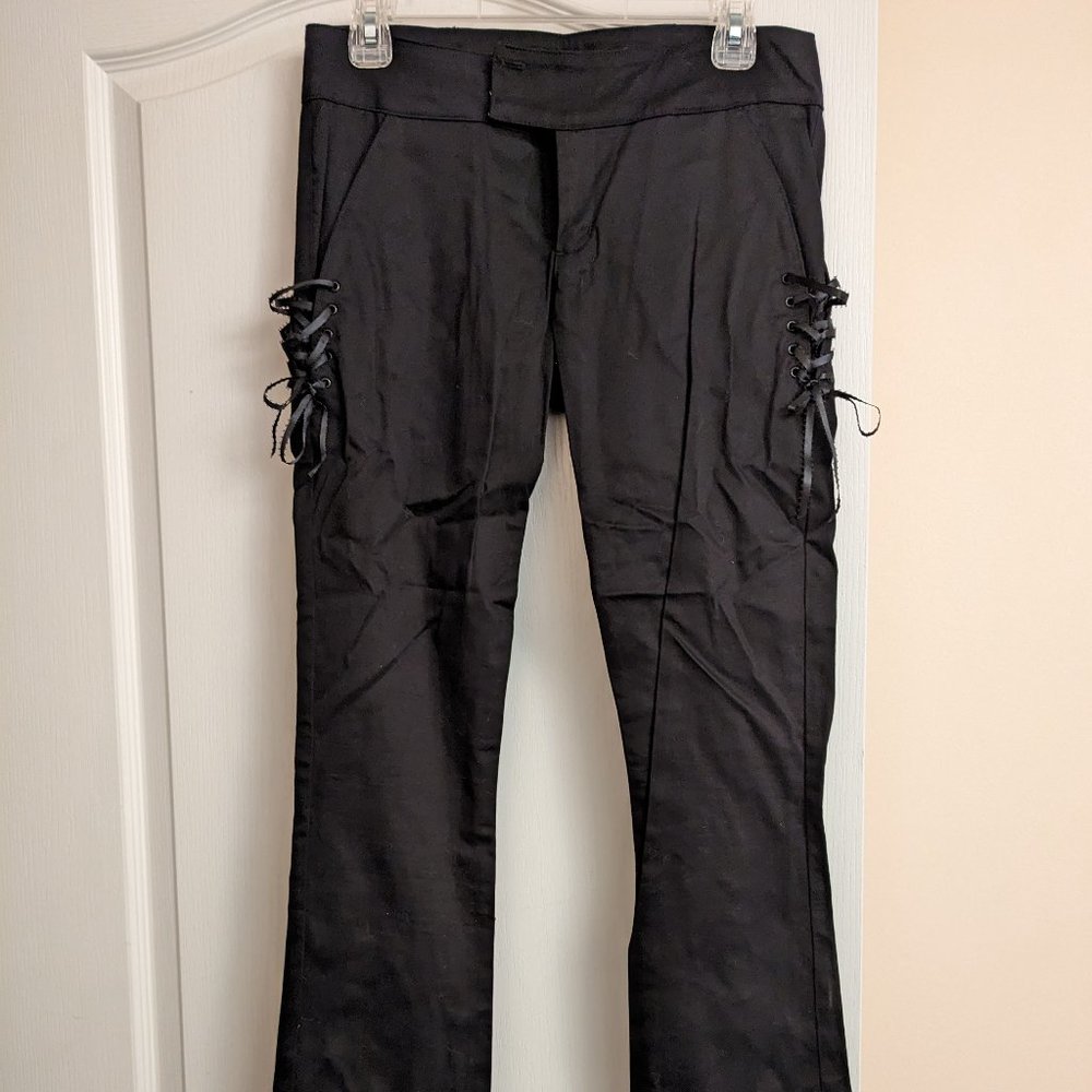 Blacklist Boot cut Lace-Up Detail Pants